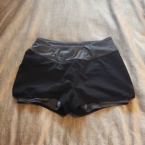 Workout Shorts with Gray Liner